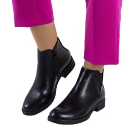 Bottines Jodhpur noires de Nagoya