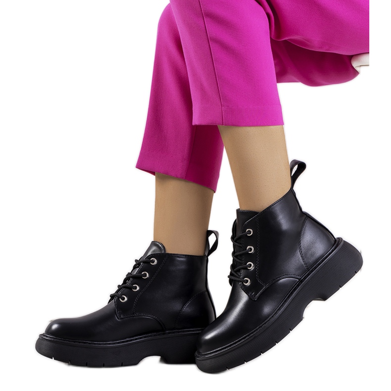 Bottines Solis noires le noir