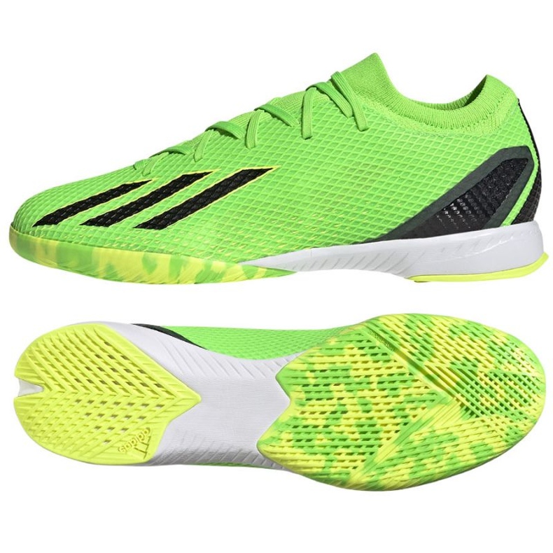 Chaussures de foot Adidas X Speedportal.3 In M GW8464 vert vert Chaussures de foot Adidas X Speedportal.3 In M GW8464 vert vert