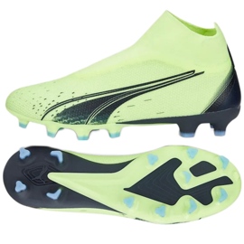 Chaussures de football Puma Ultra Match FG/AG M 107032 01 jaune vert