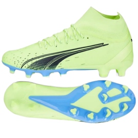 Chaussures de football Puma Ultra Pro FG/AG M 106931 01 chaux vert
