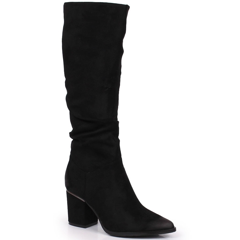 Bottes à volants Potocki noires pour femme le noir