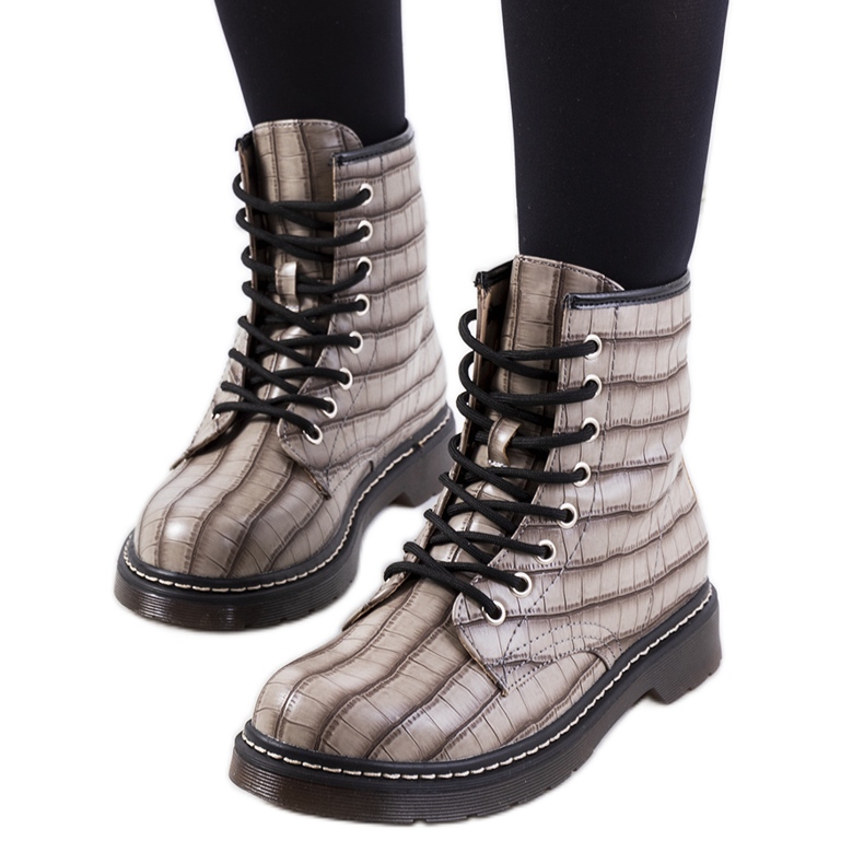 Bottes pour femmes grises par Norte Bottes pour femmes grises par Norte