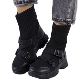 Baskets saker noires le noir