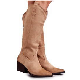 WS1 Santiags Daim Beige Casey