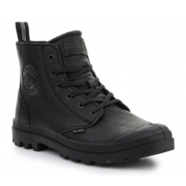 Chaussures Palladium Pampa Zip Lth Ess 76888-008-M le noir