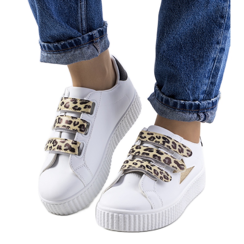 Baskets Pitmerden blanches d'or Baskets Pitmerden blanches d'or