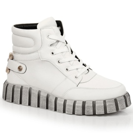 Ouvrières de plate-forme pour femmes à décor Potocki blanc