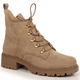 S.Barski S. Barski W OLI178B bottes en daim beige