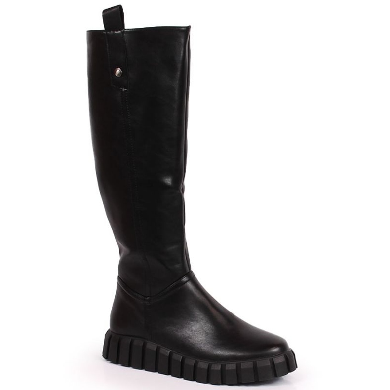 Bottes isolées plates Potocki W WOL100A noir le noir