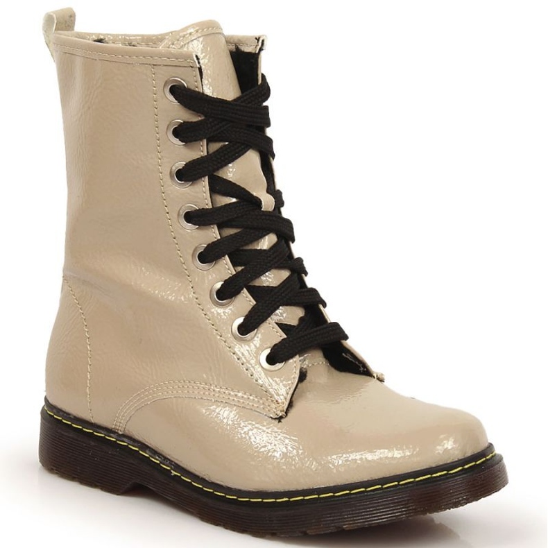 Bottes chaudes laquées Kornecki Jr. KOR6017B beige Bottes chaudes laquées Kornecki Jr. KOR6017B beige