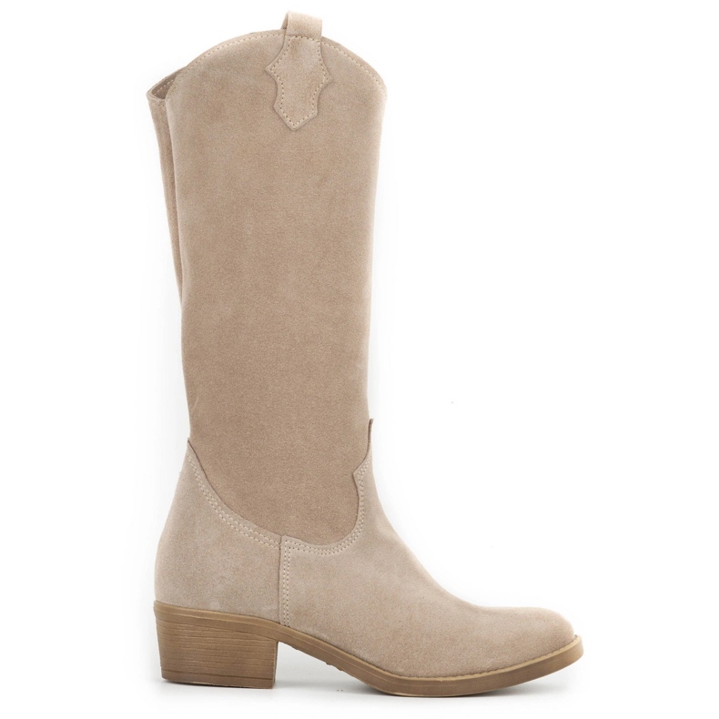 Olivier Boots cuir femme Julia beige Olivier Boots cuir femme Julia beige