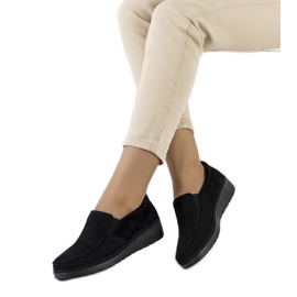 Chaussures noires de Pirn le noir Chaussures noires de Pirn le noir