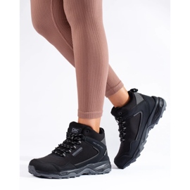 Chaussures de trekking hautes pour femmes DK noir et gris le noir Chaussures de trekking hautes pour femmes DK noir et gris le noir