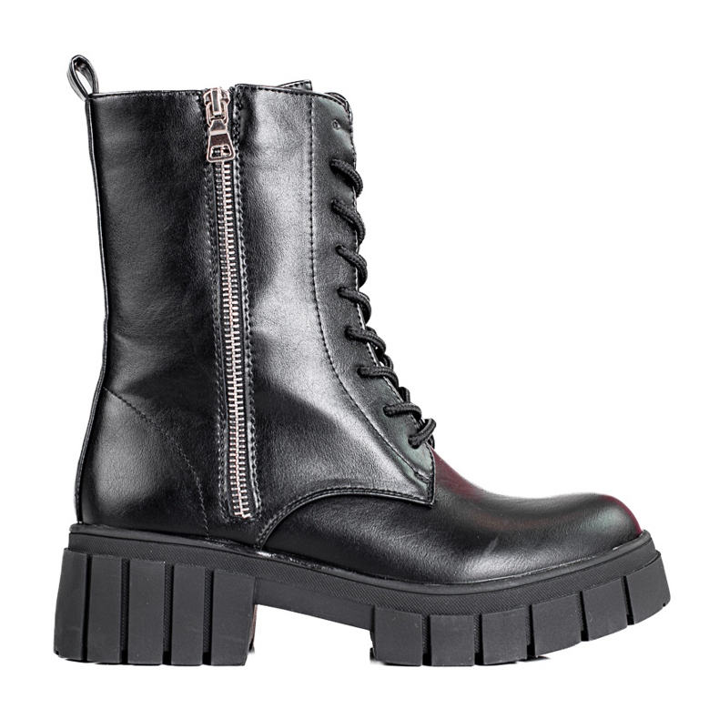 Sacs pour femmes à lacets Shelovet sur la plate-forme le noir Sacs pour femmes à lacets Shelovet sur la plate-forme le noir