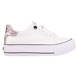 Baskets Big Star femme KK274037 blanc