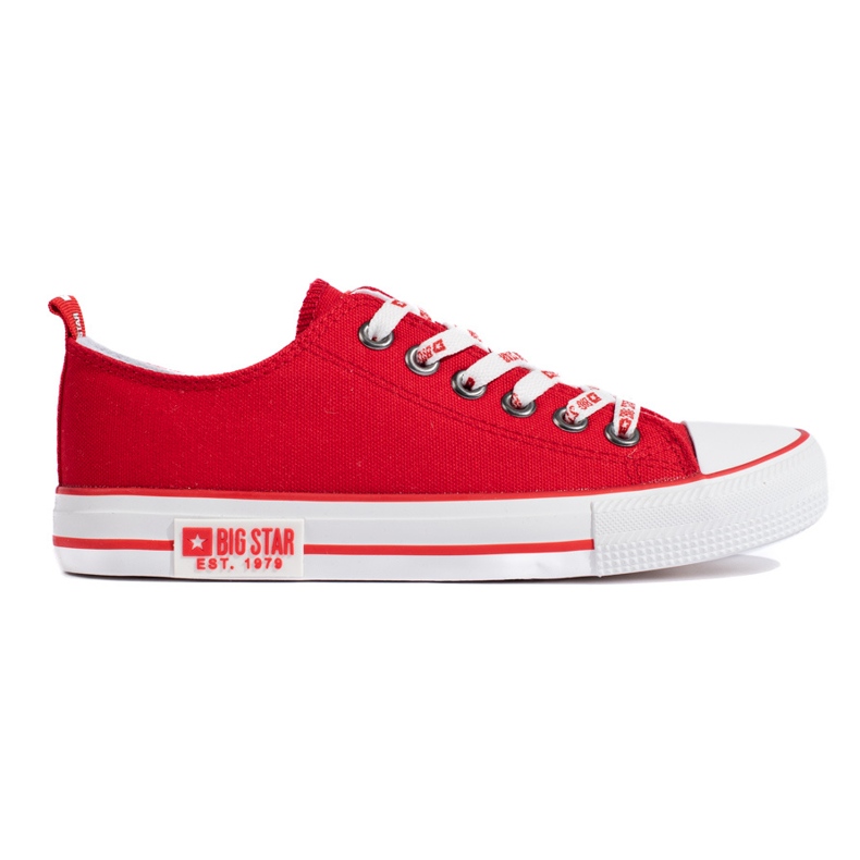 Baskets femme Big Star KK274104 rouge