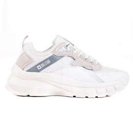 Baskets Big Star pour femme KK274057 blanc