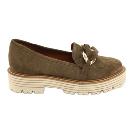 Chaussures en daim femme Laura Messi 2523 vert Chaussures en daim femme Laura Messi 2523 vert