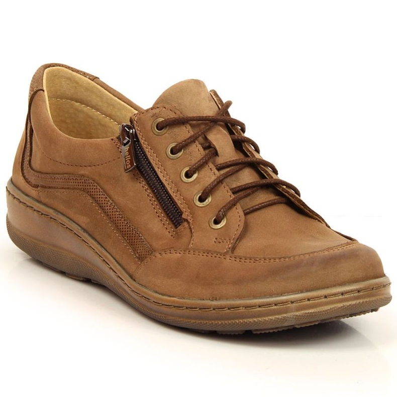 Helios Chaussures en cuir confortables brun