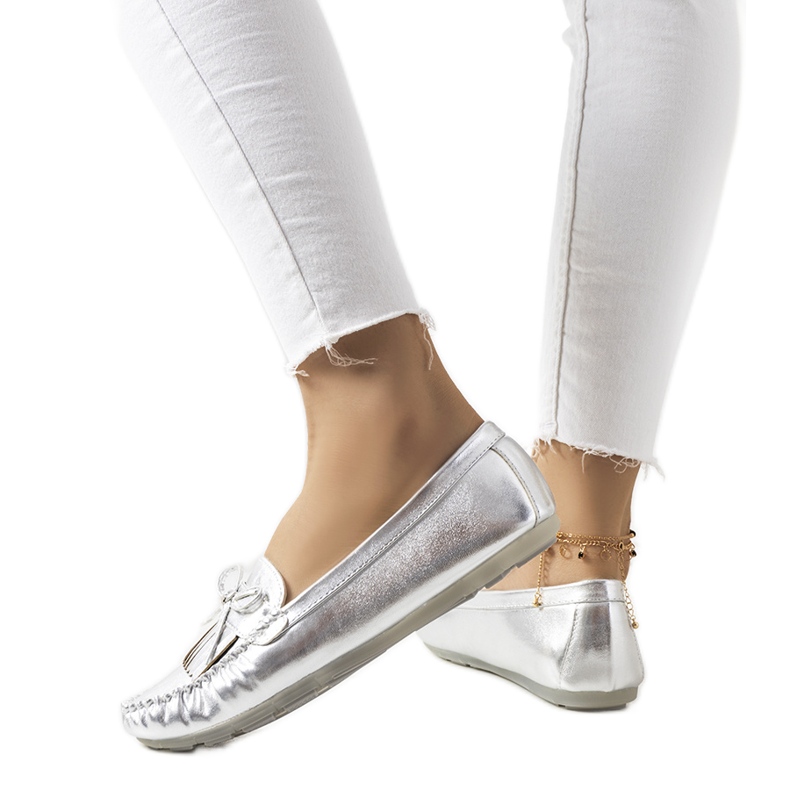 Mocassins argentés Joanae Mocassins argentés Joanae