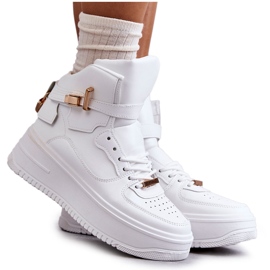 FB2 Chaussures de sport hautes isolées pour femmes Blanc Lexa