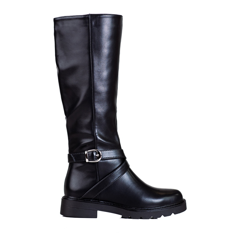Bottes Shelovet confortables pour femmes le noir