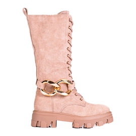 Bottines à lacets en daim pour femme Bottines Shelovet marron brun Bottines à lacets en daim pour femme Bottines Shelovet marron brun