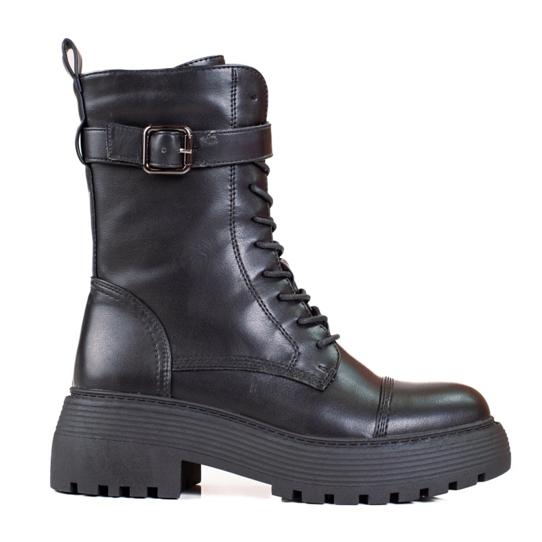 Grands sacs noirs pour femmes avec laçage Shelovet le noir