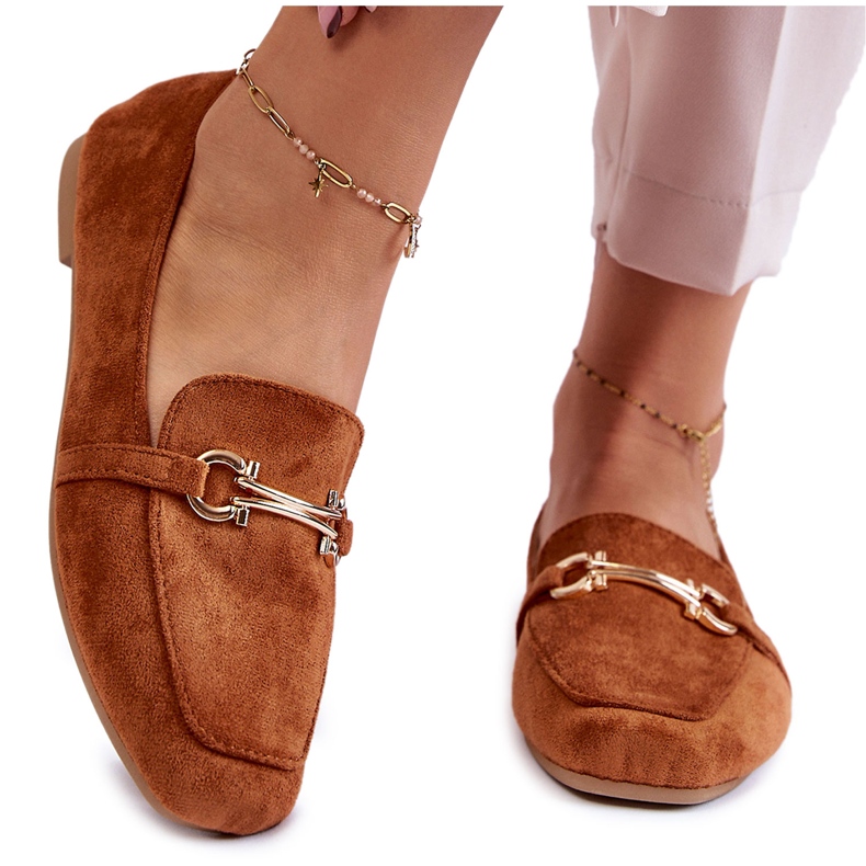 FB2 Mocassins en daim classiques camel Roddie brun