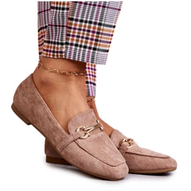 FB2 Mocassins classiques en daim beige foncé Roddie