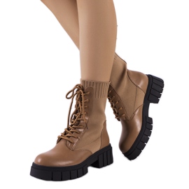 Boots marron à tige souple Ada brun