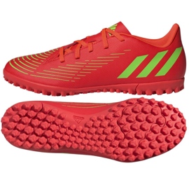 Chaussures de football Adidas Predator Edge.4 TF M GV8525 rouge oranges et rouges