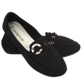 Mocassins femme Arun Noir