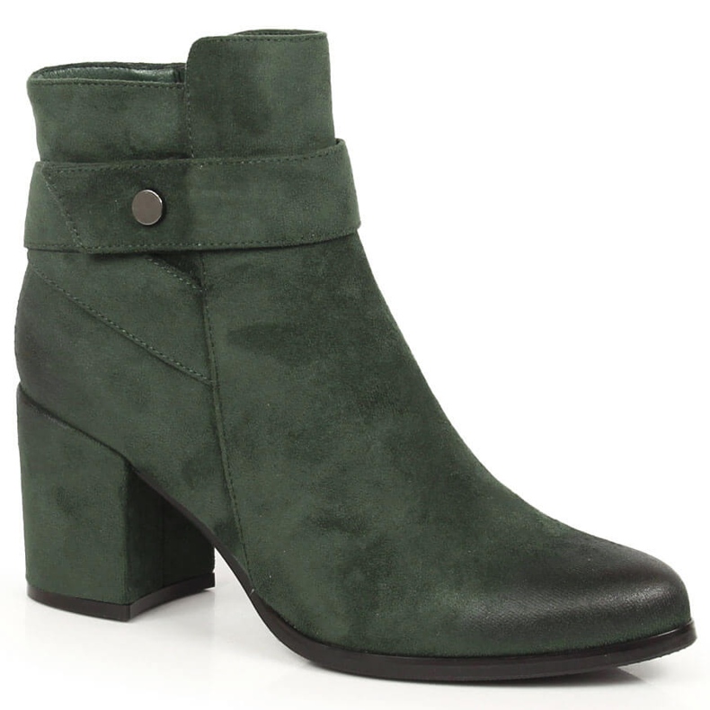 Bottes chaudes en daim vert pour femme Laura La.Fi