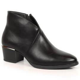 Bottes beiges isolées pour femmes Vinceza JAN151A noir