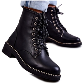 PG1 Bottes pour femmes à clous Noir Rostill