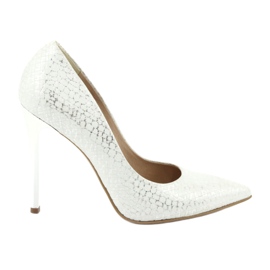 Escarpins Sur Une Epingle En Argent Espinto 391/63 blanc gris