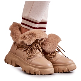 Bottes chaudes Charles beige foncé