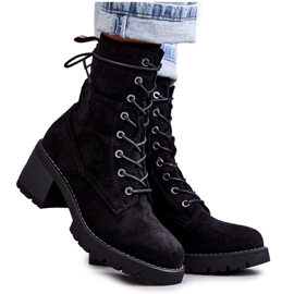 Bottes chaudes pour femmes à talons hauts Julieta Black noir