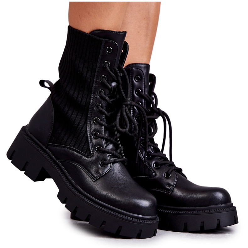 FS1 Bottes de travail pour femmes avec chaussettes noires Abigail le noir FS1 Bottes de travail pour femmes avec chaussettes noires Abigail le noir