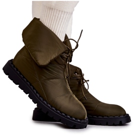 Bottes femme en matière isolante Green Emelie vert