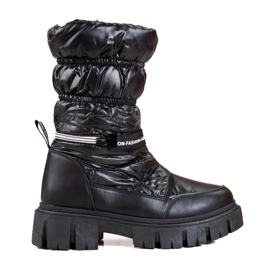 Bottes de neige Shelovet pour femmes noir
