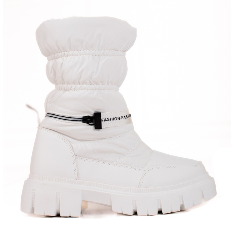 Bottes de neige Shelovet blanches pour femmes