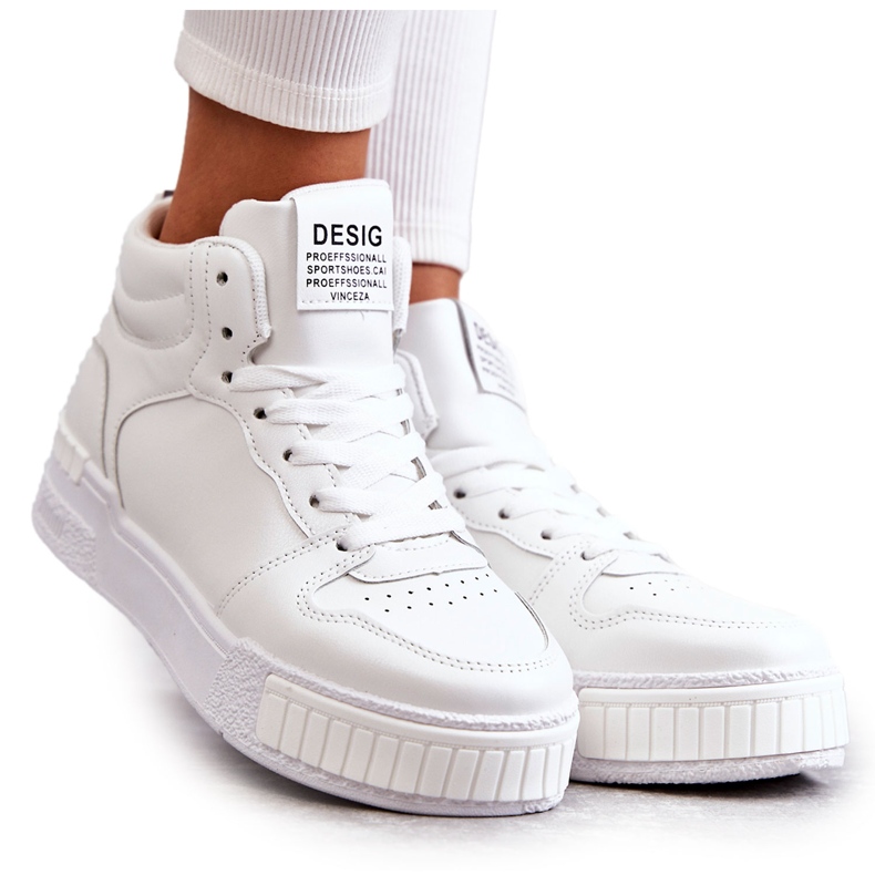 Vinceza Chaussures De Sport Montantes Femme Blanc Trisa blanche Vinceza Chaussures De Sport Montantes Femme Blanc Trisa blanche