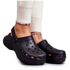 FS1 Chaussons Crooks Mousse Noir Femme Coline