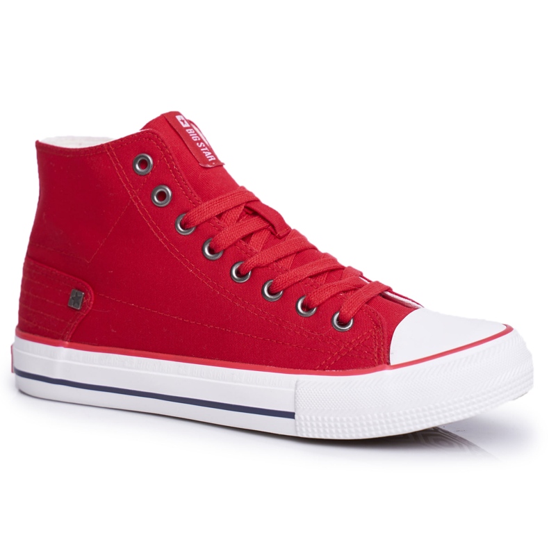 Baskets Femme Big Star High Rouge DD274334 Baskets Femme Big Star High Rouge DD274334