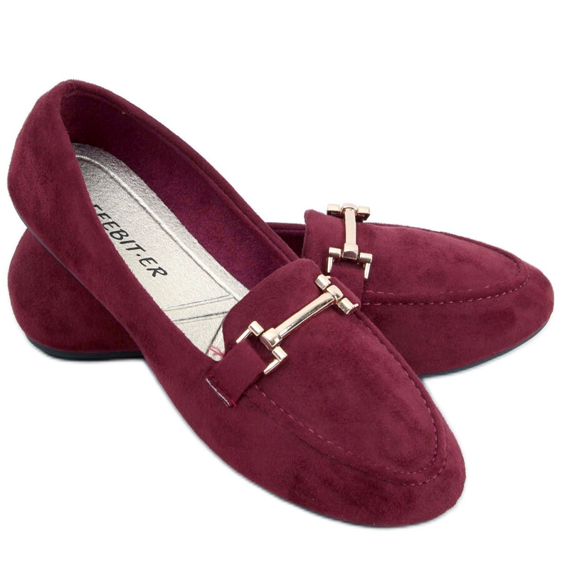 Mocassins femme Kubra Wine rouge