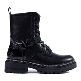 Sacs femme Shelovet noirs avec talon verni