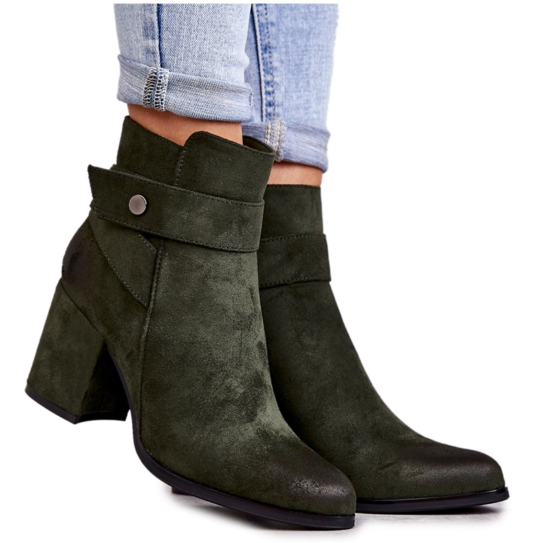 PL4 Bottines en daim pour femme La.Fi 260041BGR-SU Vert